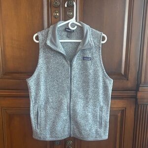 Patagonia Better Sweater Fleece Vest "Birch White" gray
